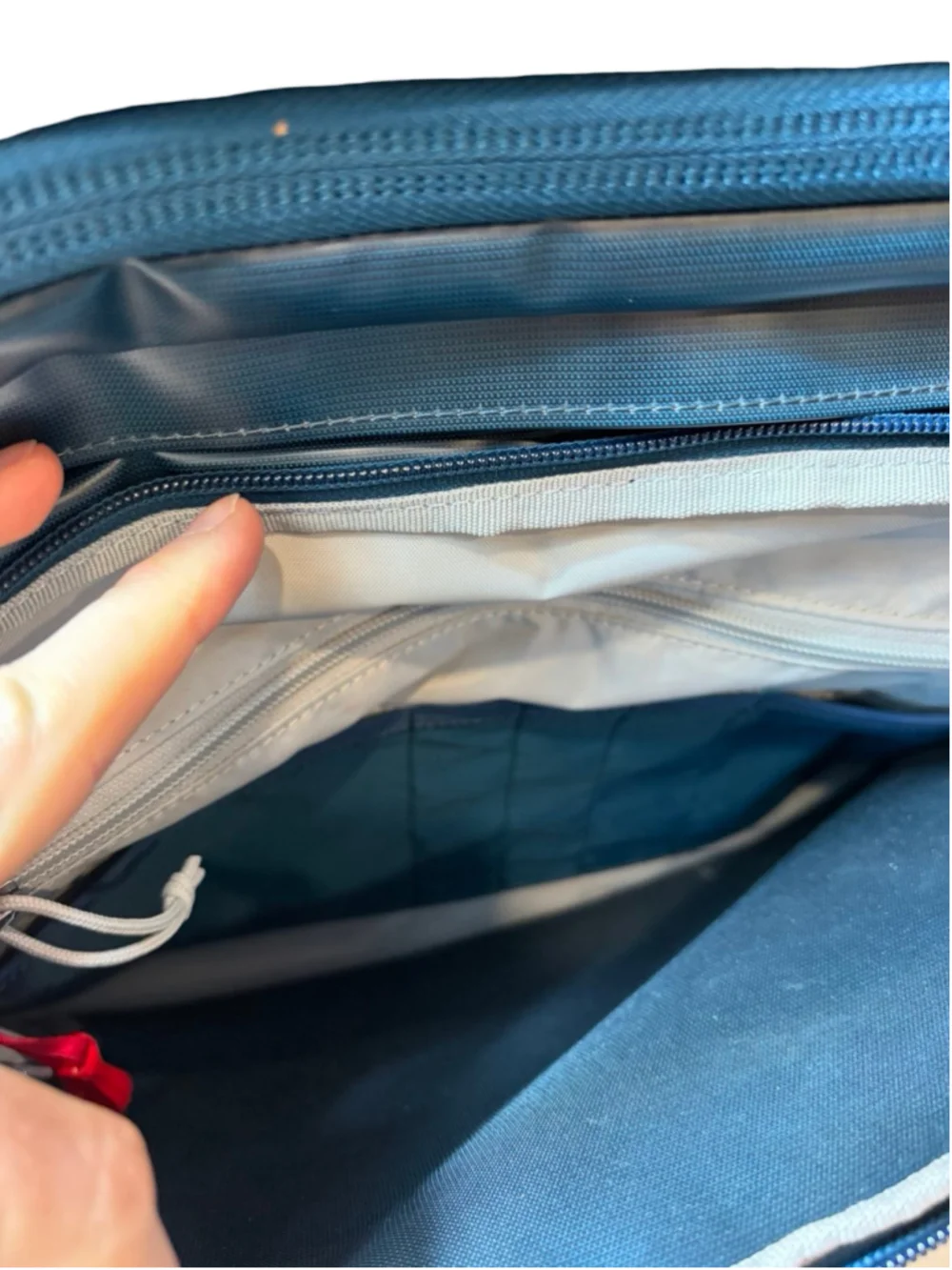 Osprey Transporter Boarding Bag Carry On Travel Shoulder Duffel Navy Blue